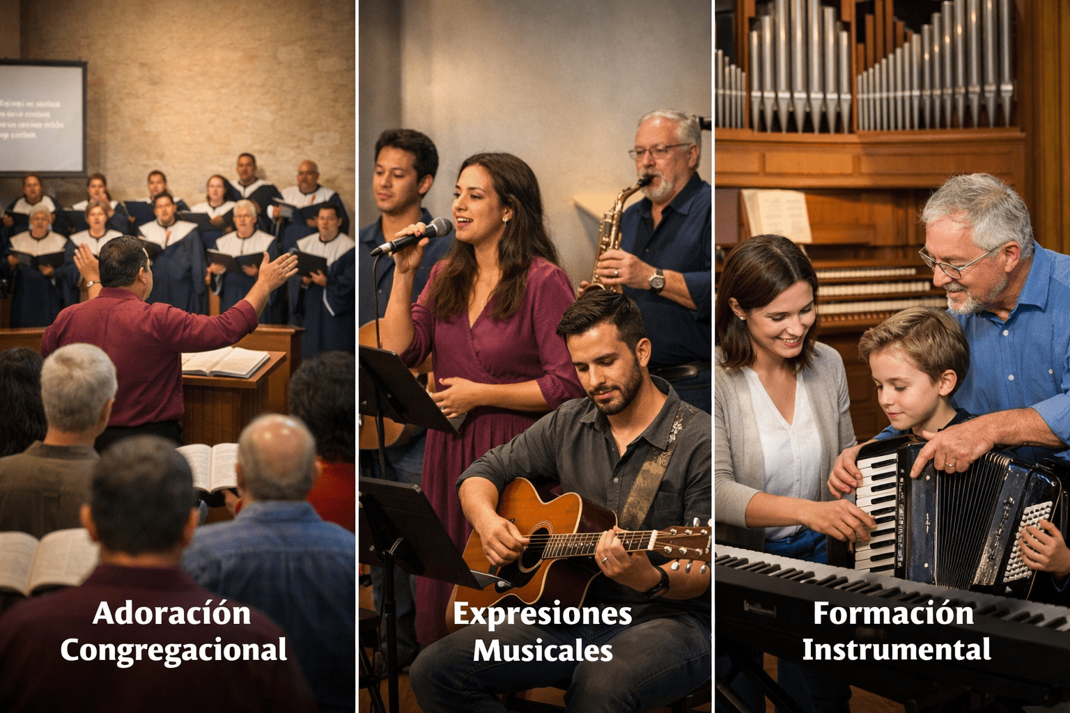 Ministerio Musical Bautista – Adoración congregacional, expresiones musicales y formación instrumental